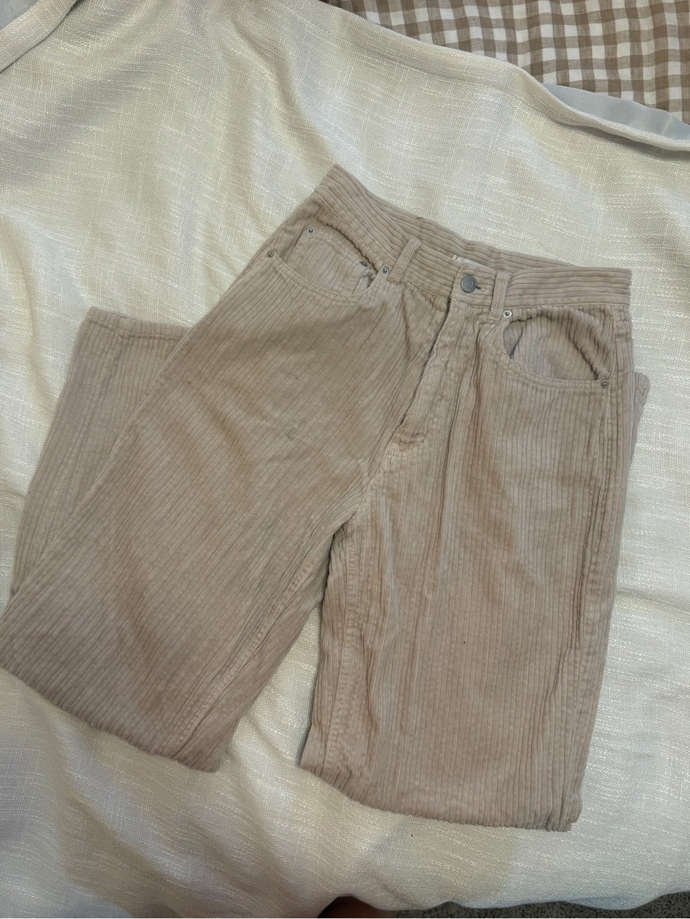 BDG Beige Corduroy Jeans